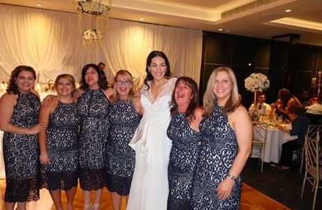 Six women turned up at a wedding wearing the same dress
