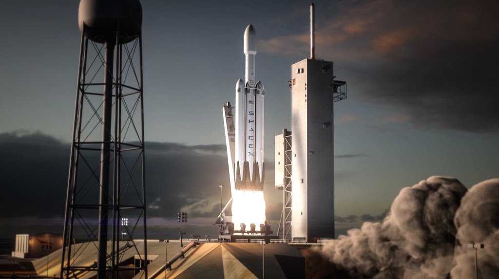SpaceX Falcon heavy launch pushed back to 2018