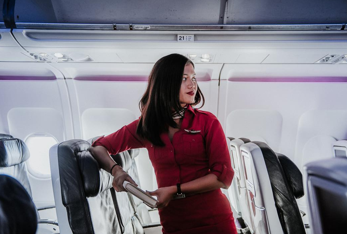 This flight attendant shares photos of what it's really like on the job
