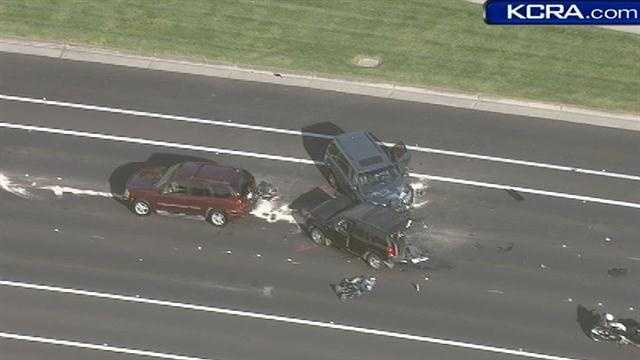 Police Erratic Driver Causes Deadly 6 Car Crash In Roseville