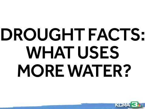 What are some facts about the California drought?