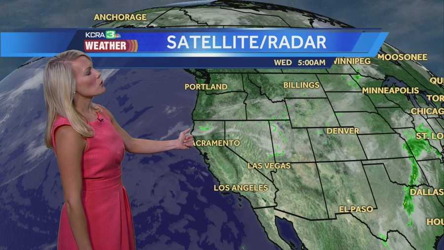 More Sierra tstorms projected Wednesday; Tamara explains