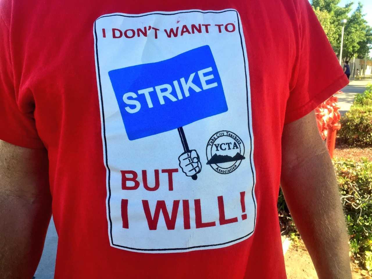 Image result for teacher i don't want to strike but i will