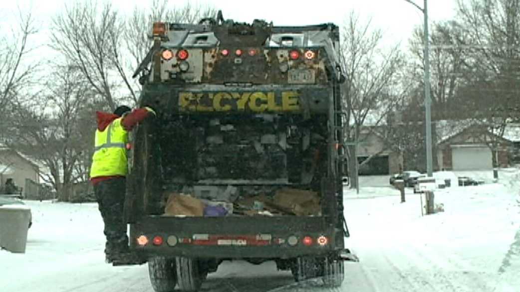 New trash pickup schedule started Monday