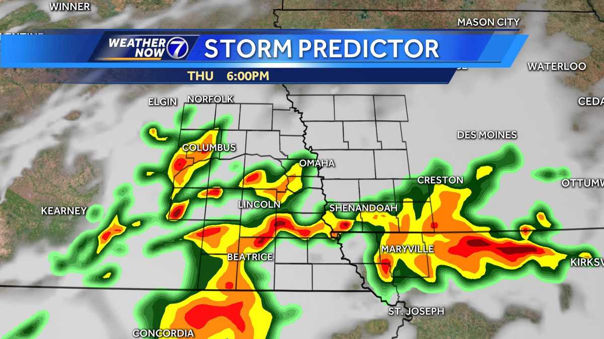 Potentially severe weather headed toward Omaha metro area this afternoon