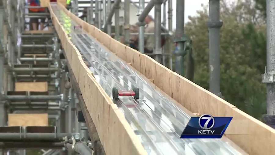 Nebraska Pinewood Derby track sets world record