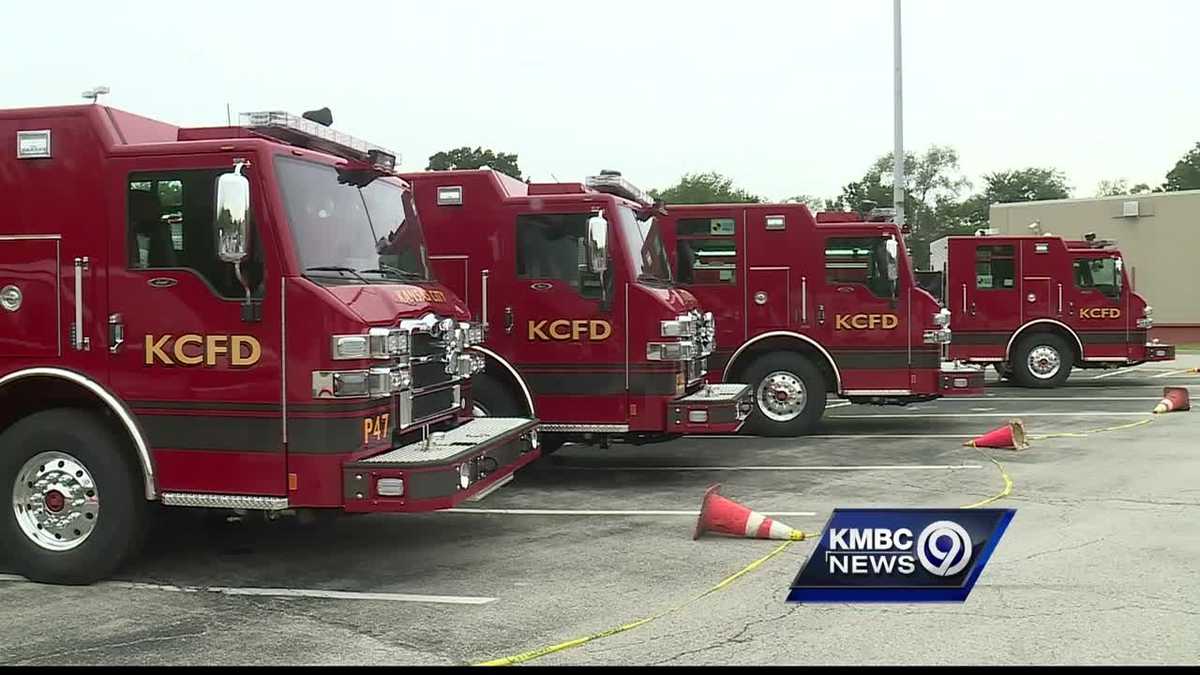 KCFD shows off new fleet of fire trucks