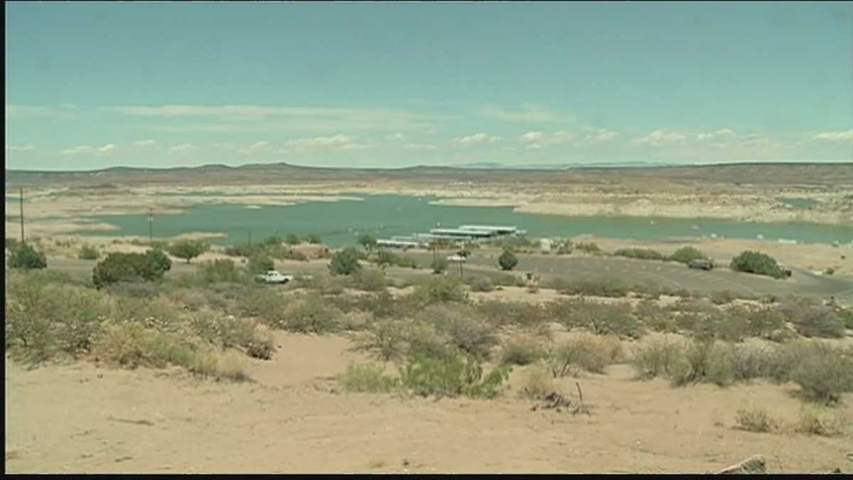 Elephant Butte Lake water levels unusually low