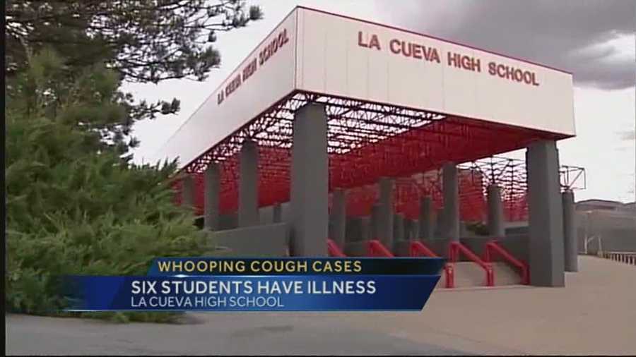 Whooping cough spreads at La Cueva High School