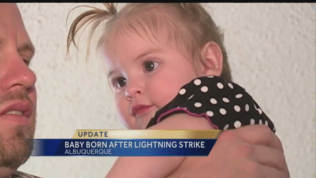 Baby survives lightning strike while in womb