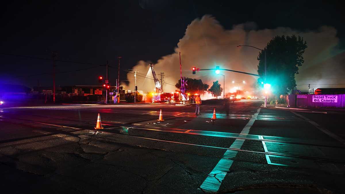 PHOTOS Watsonville fire burns half of block