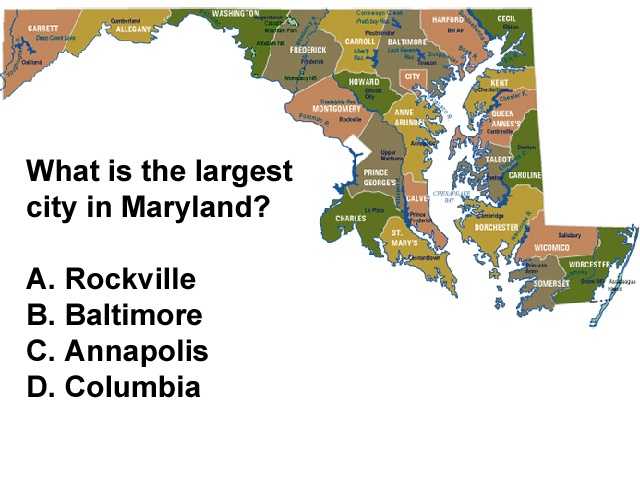 Can you pass this elementary Maryland geography quiz?