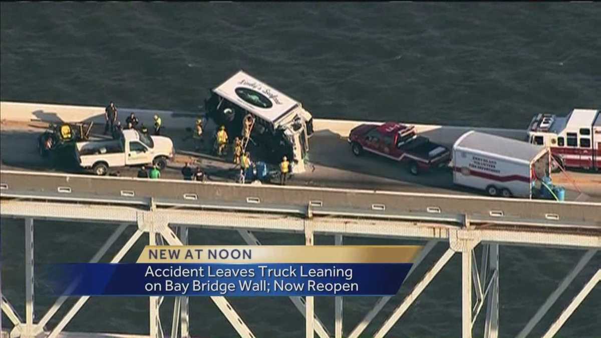 Bay Bridge reopens after multivehicle accident