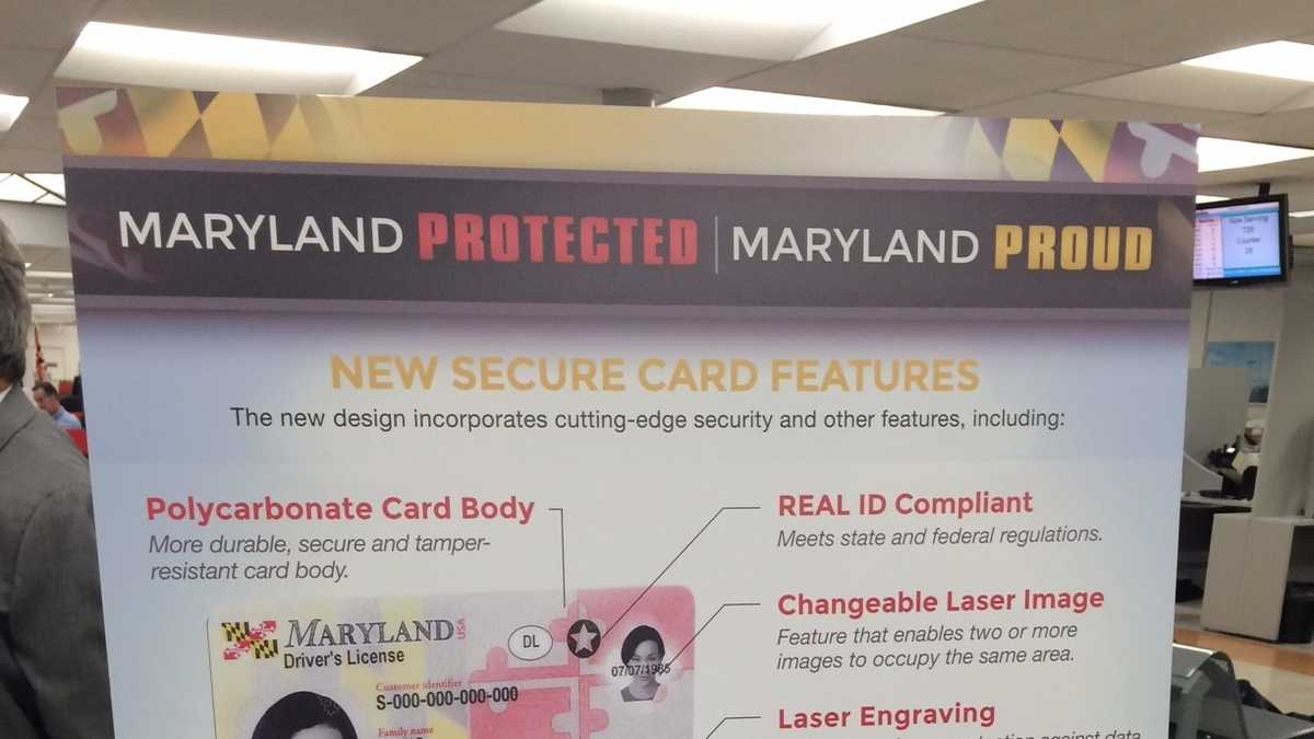 Images What do the new Maryland driver's licenses look like?