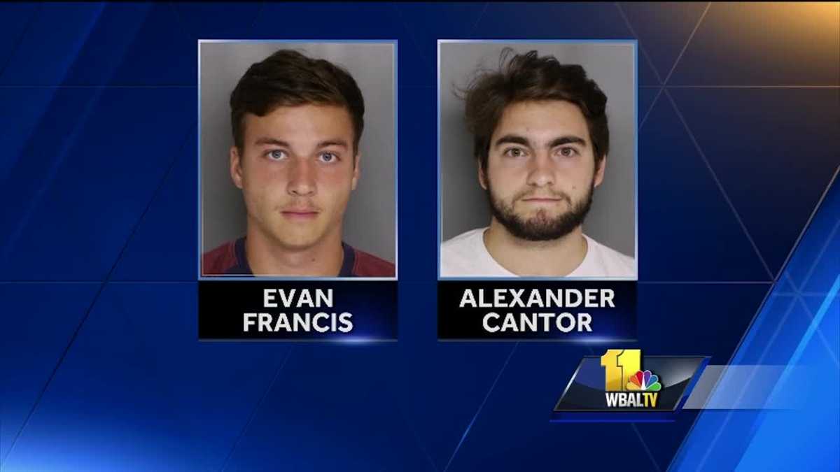 2 men charged with hazing in Towson case