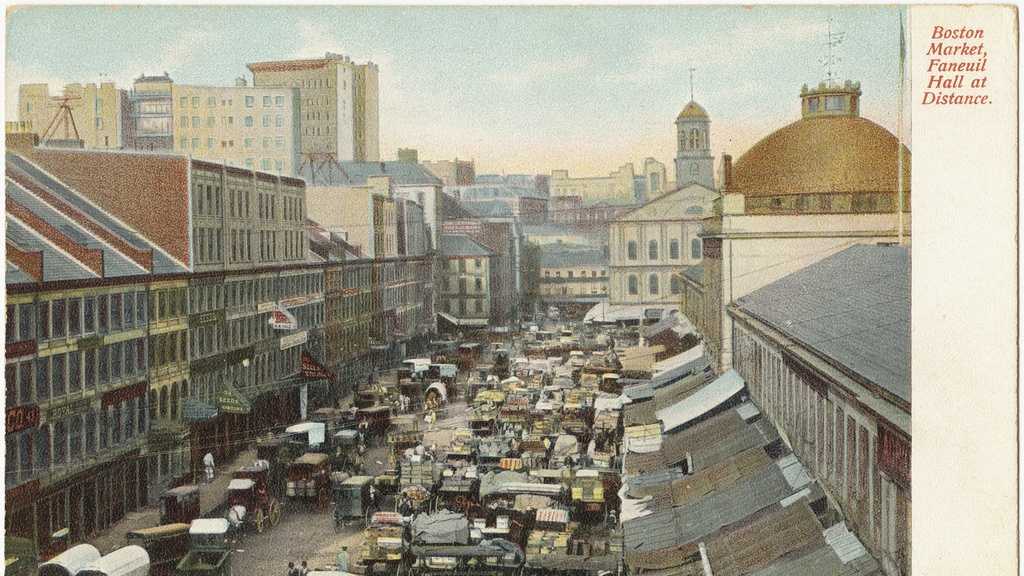 Vintage postcards look back at Boston