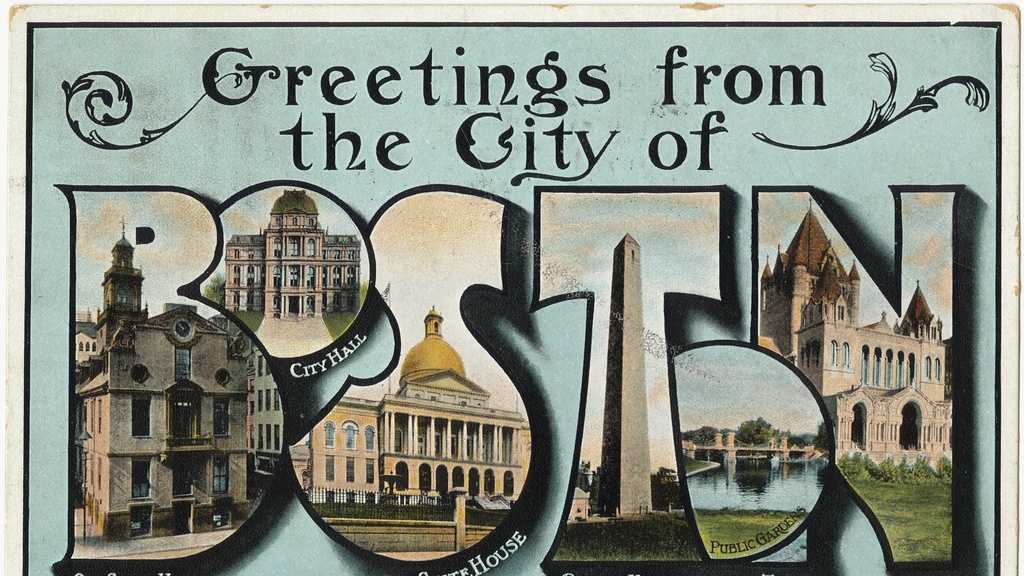 Vintage postcards look back at Boston