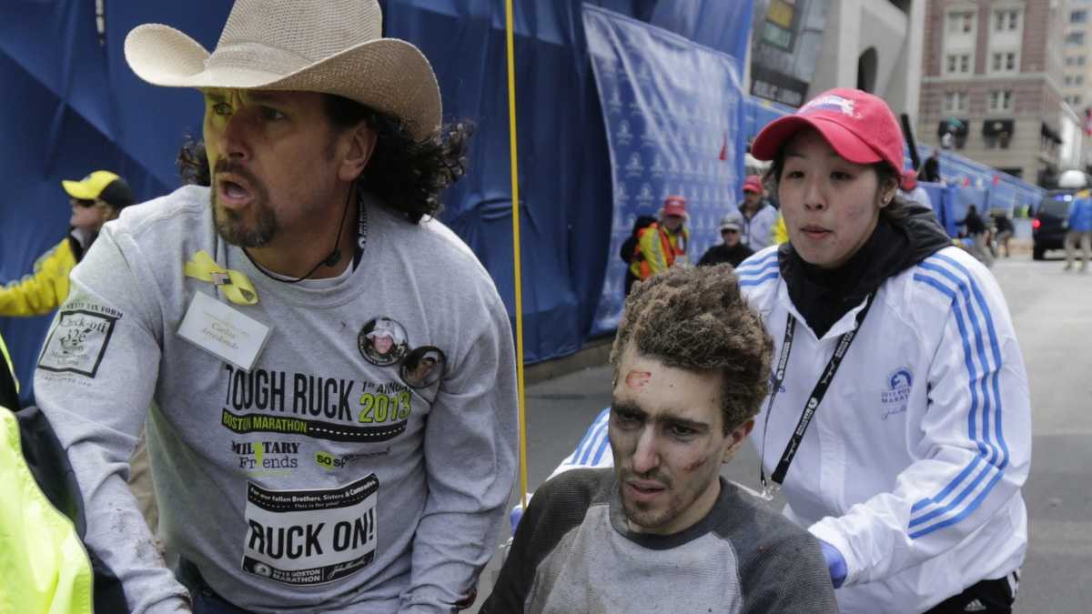 Photos Honoring Boston Marathon bombing victims, survivors
