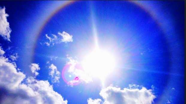 Halo around sun spiritual meaning