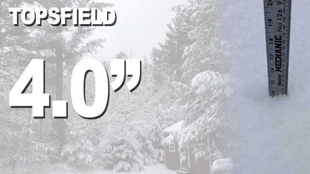 snowfall totals massachusetts towns january 2016