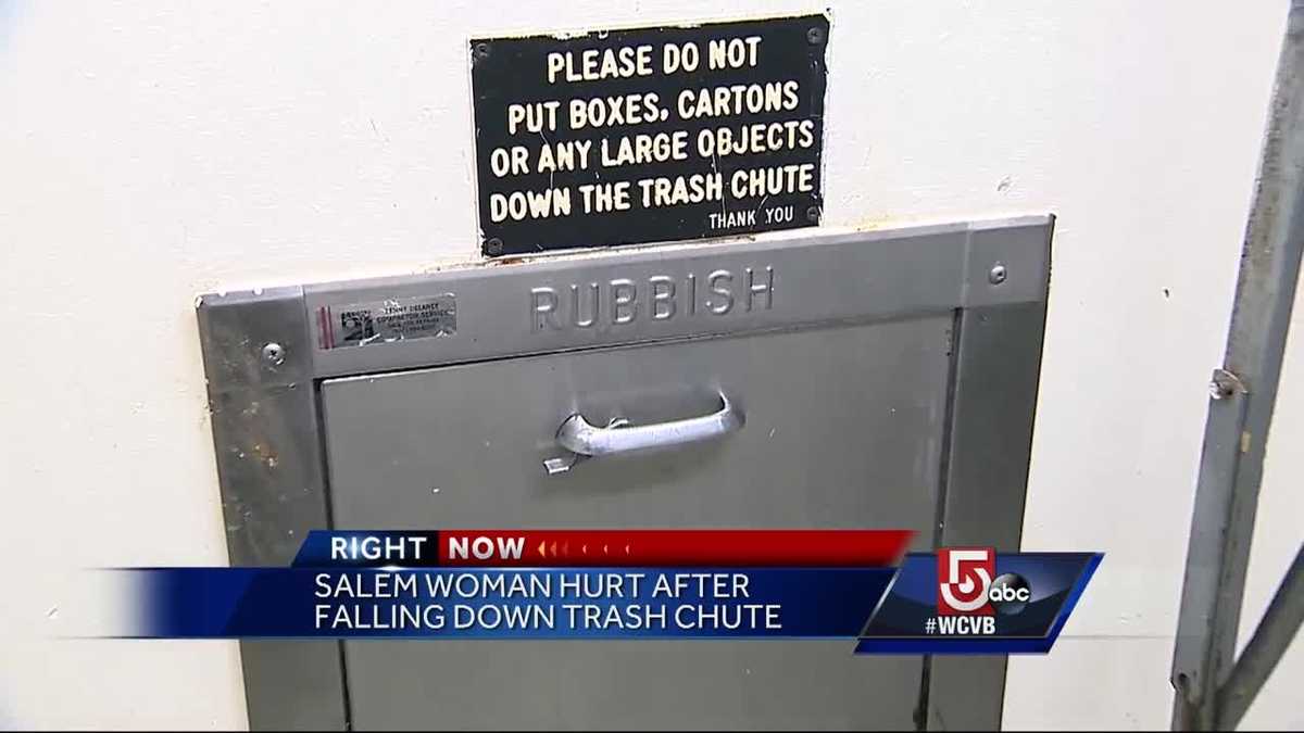 Woman falls down trash chute, breaks leg trying to get lost key