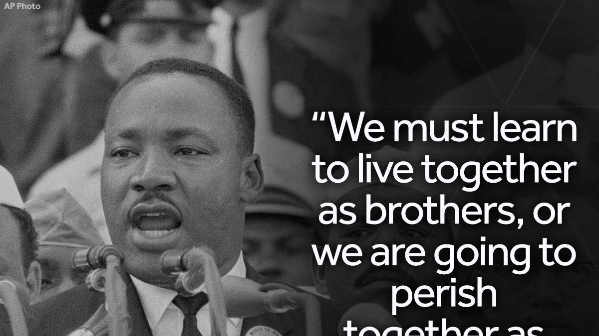 Inspirational quotes about race, peace and being American