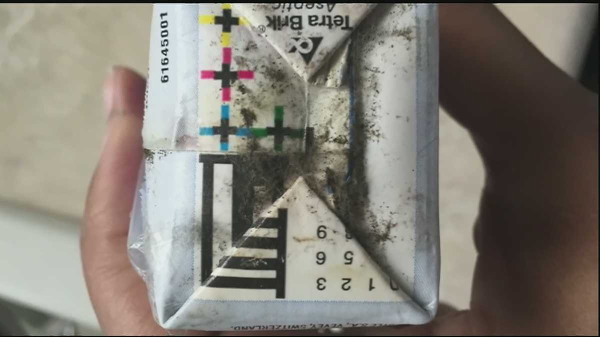Parents find mold in juice box from grocery store