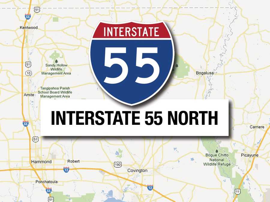 I55 North Contraflow Maps