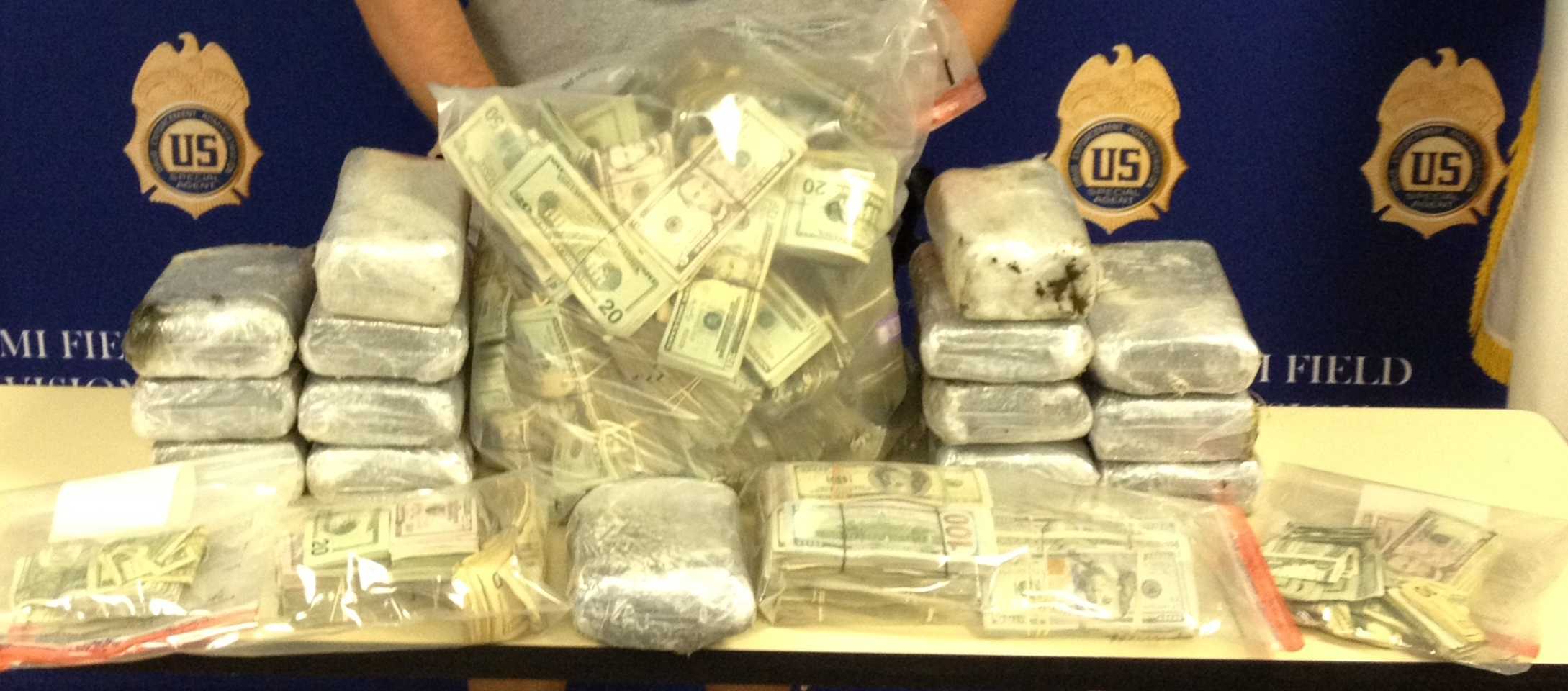 DEA, Deputies Seize 16 Kilos Of Cocaine, Heroin In Drug Bust