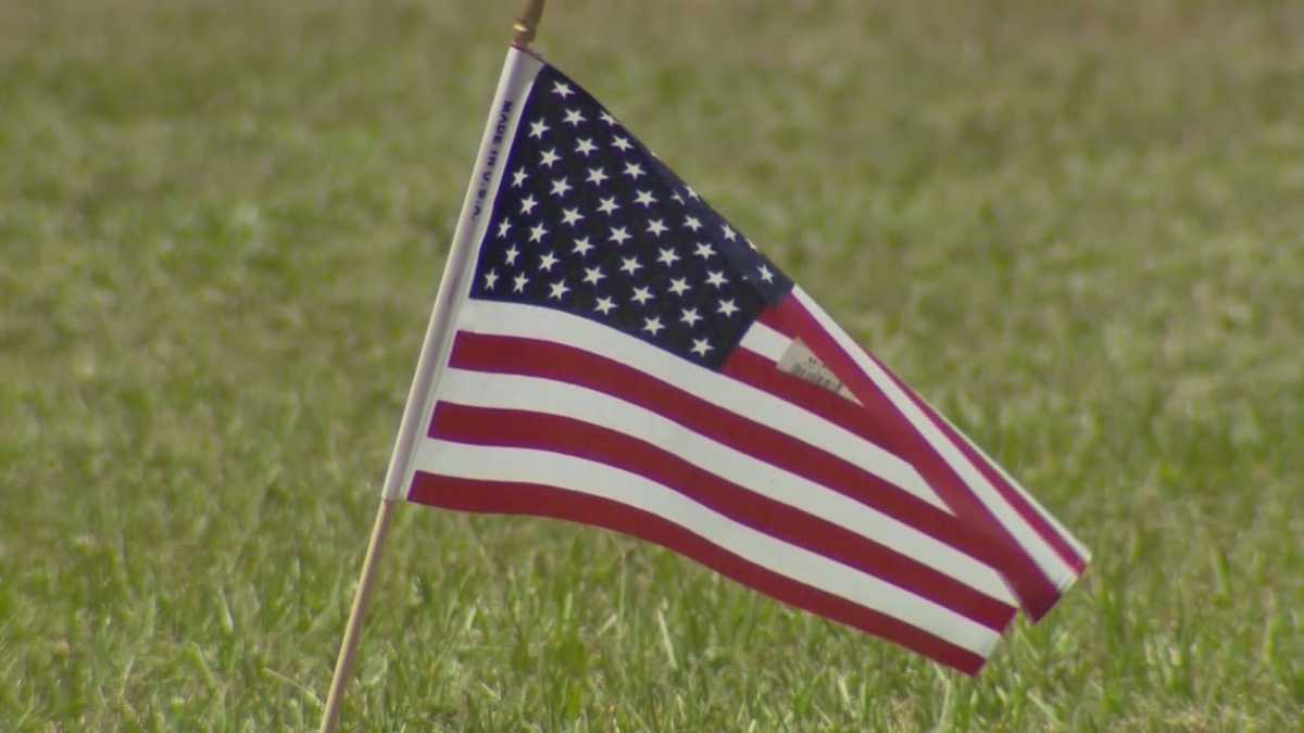 200 American flags thrown away at cemetery