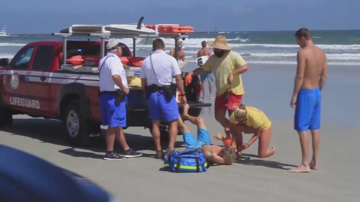 Shark bites surfer on New Smyrna Beach
