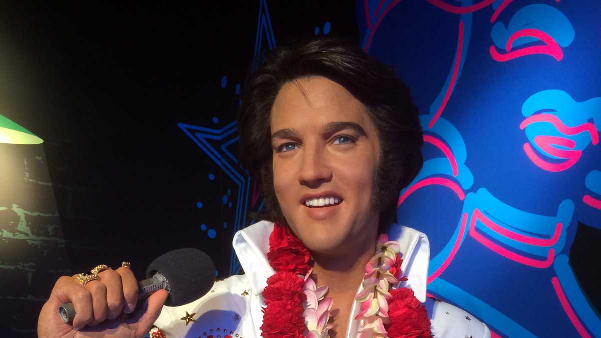 Wax figures inside Madame Tussauds Orlando have arrived