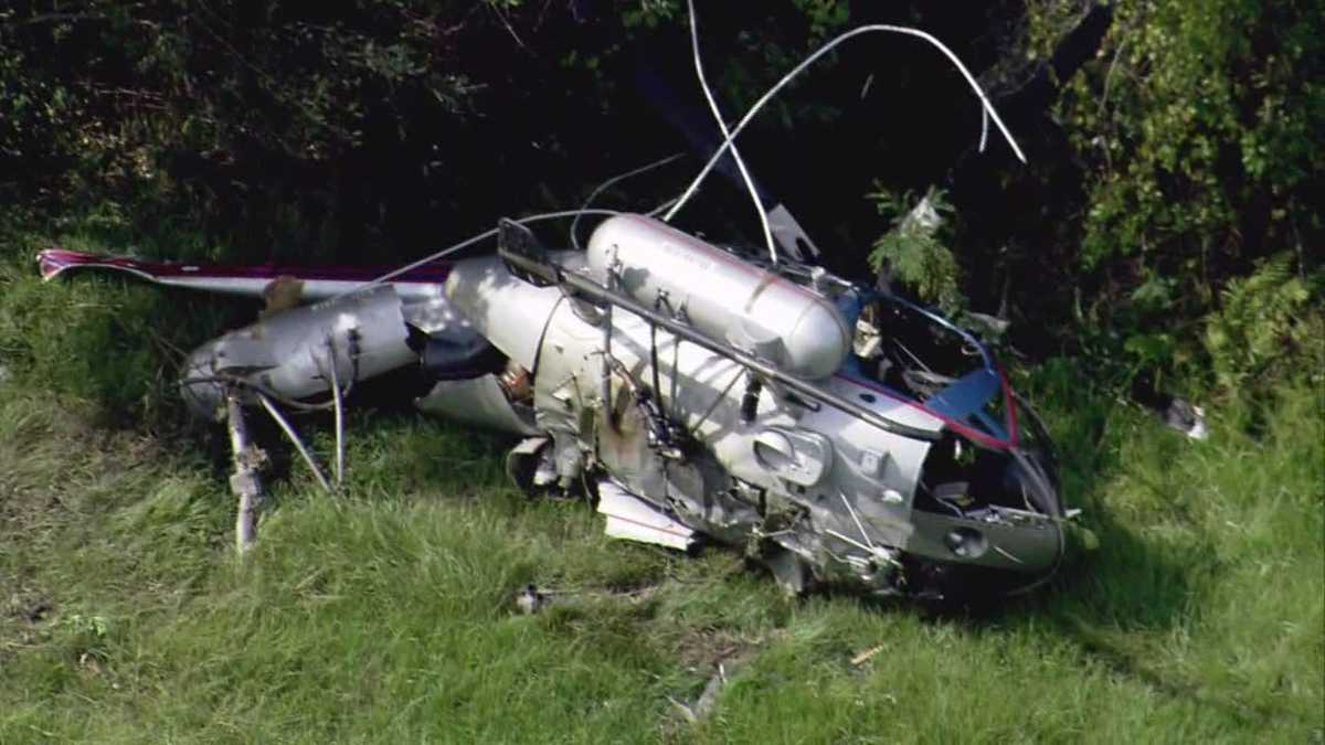 Photos Mosquito helicopter crashes in Volusia County