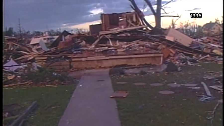 Aftermath of July 18, 1996 Oakfield Tornado