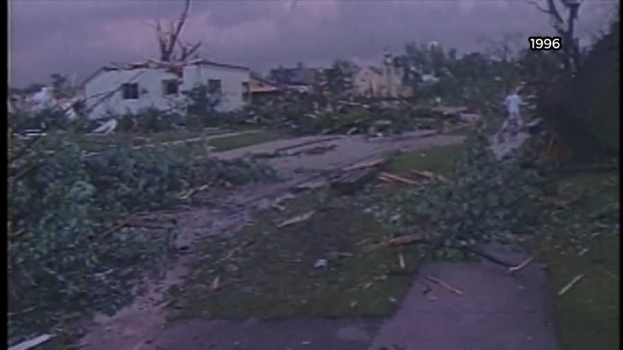 Aftermath of July 18, 1996 Oakfield Tornado