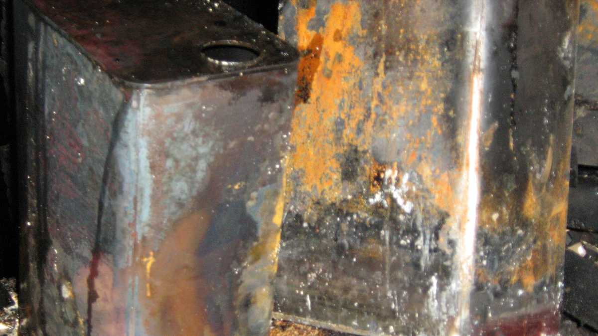 Images: Man suffers burns in meth lab fire