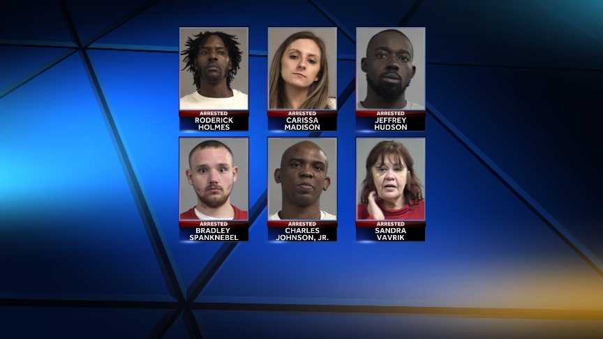 6 arrested in Valley Station drug bust