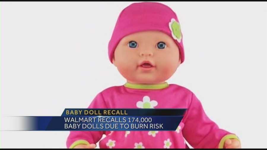 Walmart recalls dolls that could cause burns