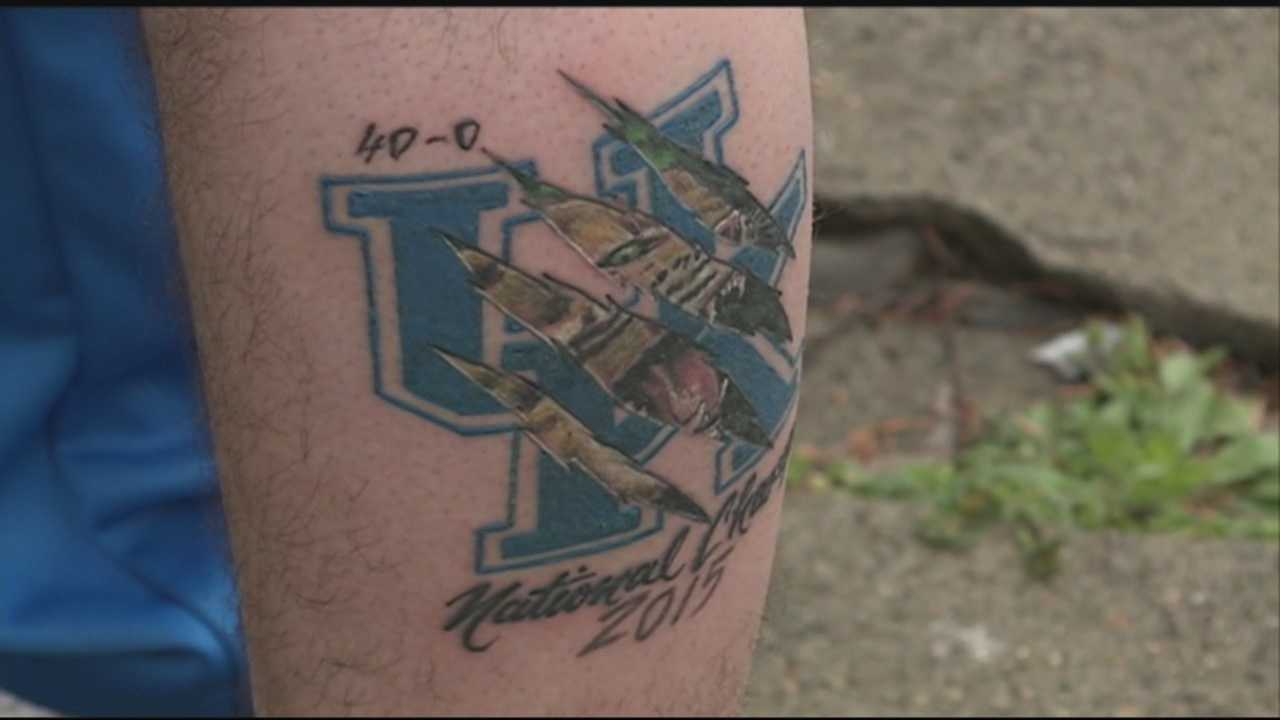 confident uk fan gets u00272015 national champs u0027 tattoo confident uk fan gets u00272015 national champs u0027 tattoo