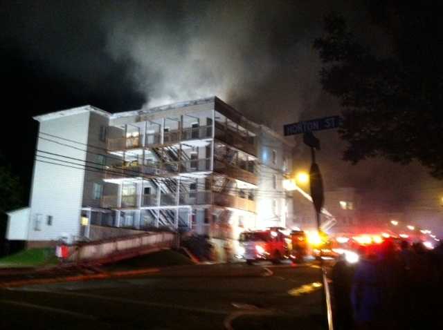 Photos: Fire Rips Through Lewiston Apartment Building