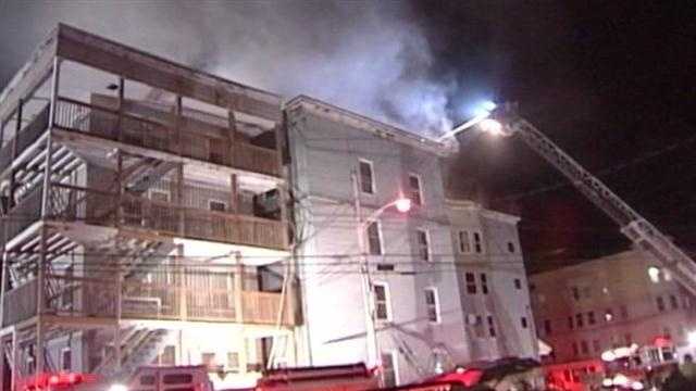 Photos: Fire Rips Through Lewiston Apartment Building