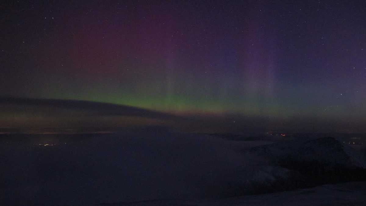 Photos Northern Lights over Mt. Washington, March 17