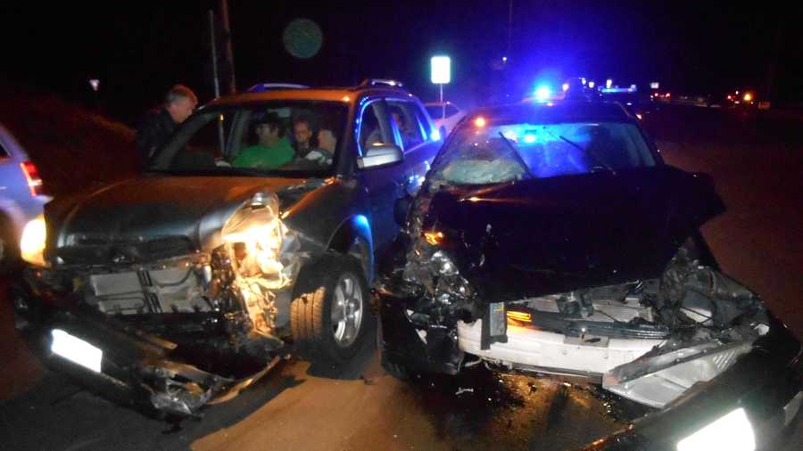 Crash in New Hampton sends four people to the hospital