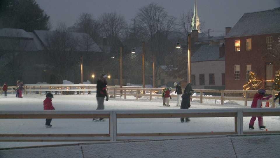 Monday, January 26th Skating at the Puddle Dock Skating Rink