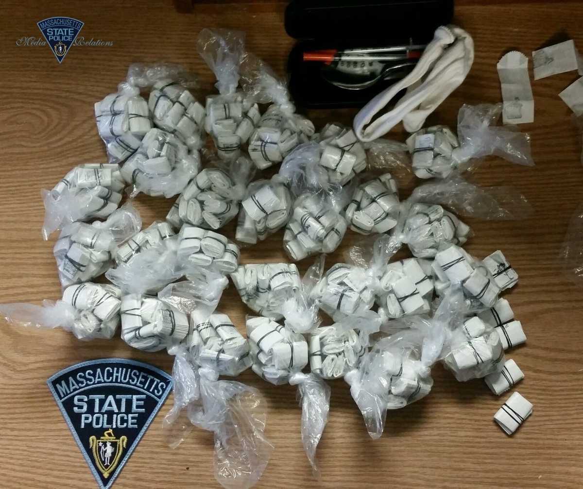 Woman arrested on highway with bundles of heroin, troopers say