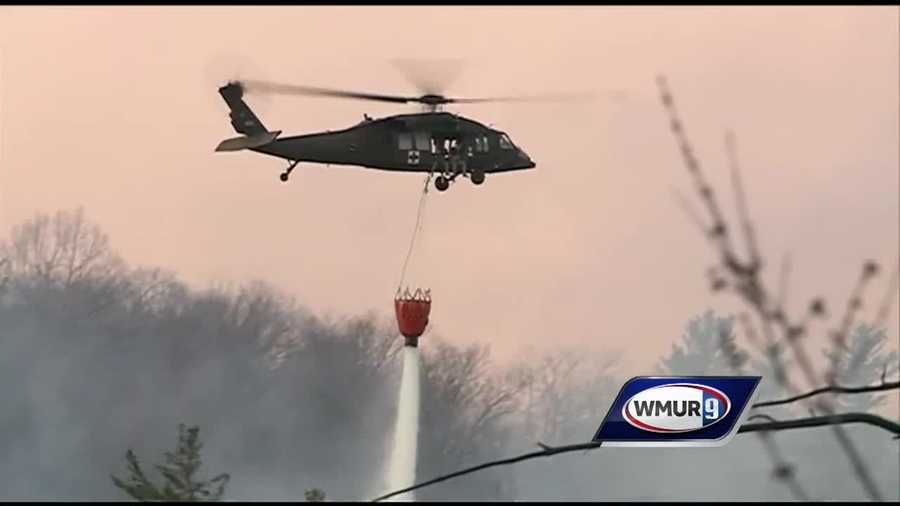 Officials 5alarm brush fire in Stoddard believed to be arson
