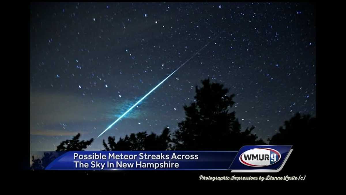 Meteor sightings reported across New Hampshire