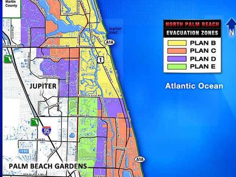 Palm Coast Evacuation Zone Map