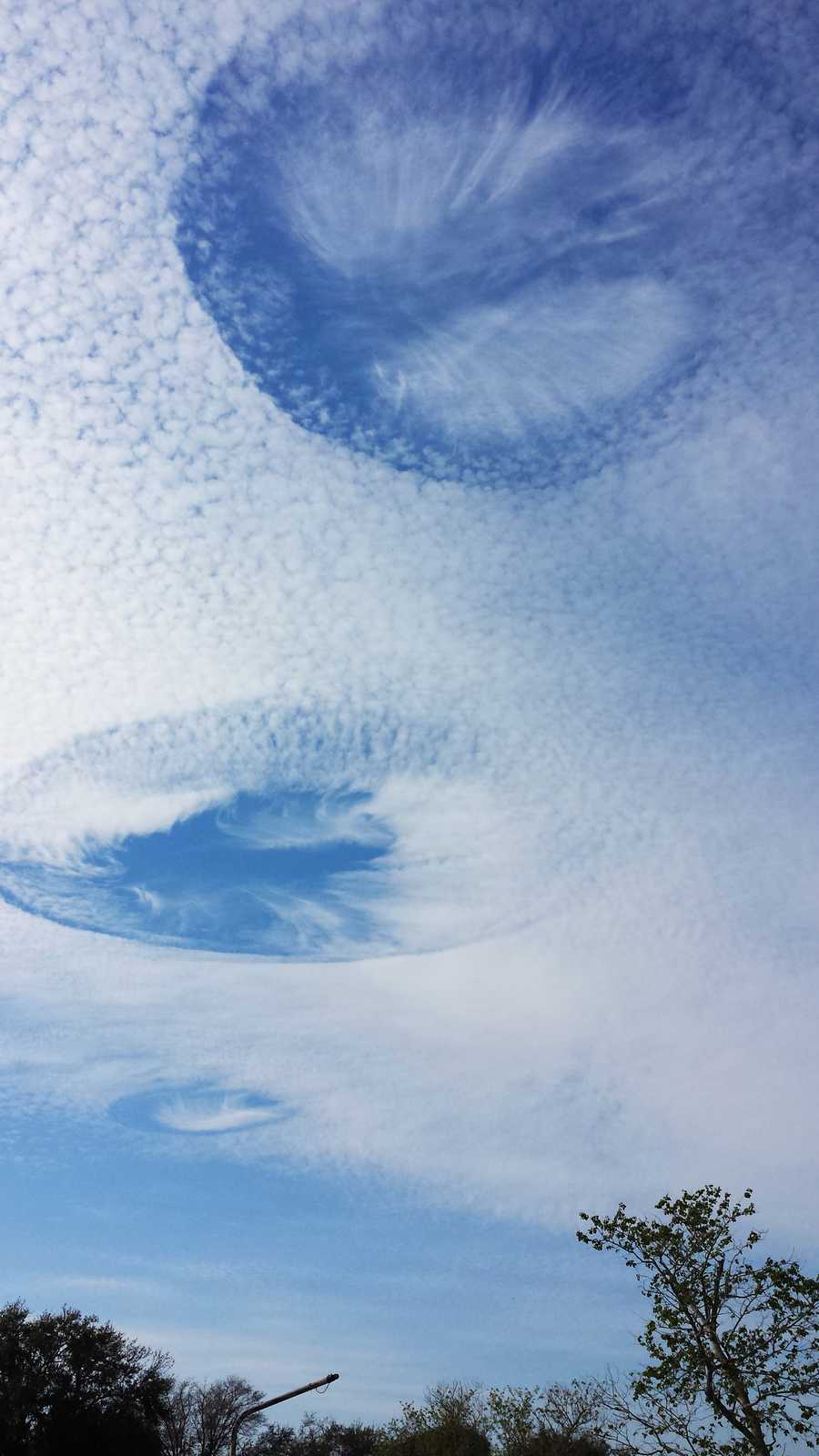 Viewer Photos: 'Strange' clouds over Okeechobee