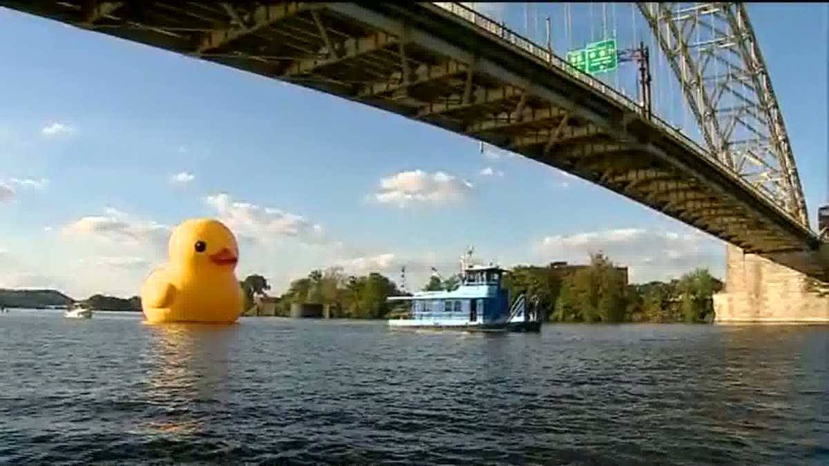 Photos: Giant rubber duck floats down Pittsburgh's rivers